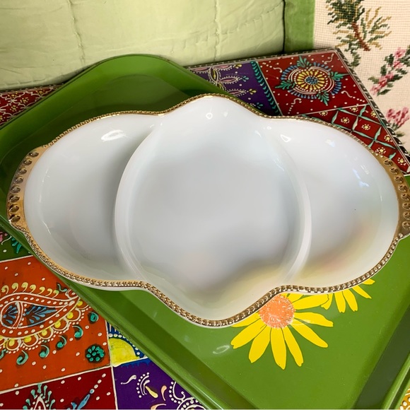 Fire King Relish Dish - Picture 2 of 6